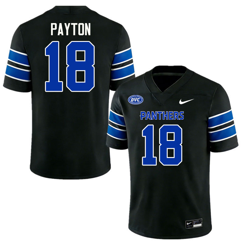 Eastern Illinois Panthers #18 Sean Payton College Football Jerseys,Uniforms-Black